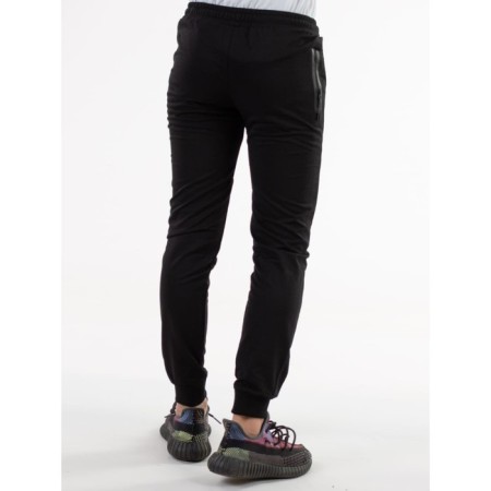 Sports pants for ISEE boys, height 134-140 cm, black color-3
