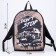 School backpack "SUV", 27x14x38, lightning department, black