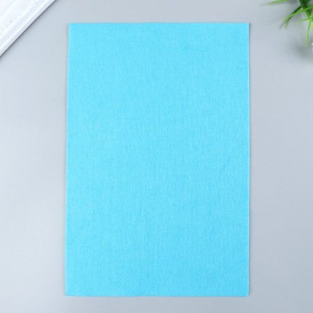 Soft felt 1 mm 20x30 cm blue