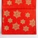 Textile pocket "snowflakes" 2 compartments, 20x41 cm