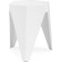 Stool Korner plastic, white 36x42x46 cm