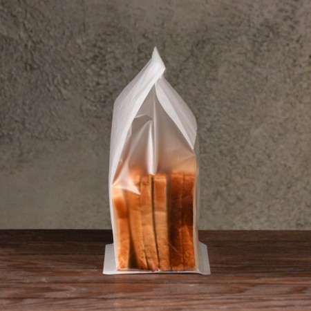 Paper package, with a window, rectangular bottom, white, 22 x 11 x 28 cm-3