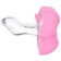 Silicone orthodontic dummy "bunny", from 0 months, with a cap