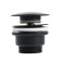 Bottom valve ACCOONA A482F, 1 1/4 ", button, black