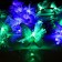 Garland “thread” 4.5 m with nozzles “butterflies”, IP44, dark thread, 30 LED, glow blue/green, 2 modes, solar battery