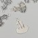 Decor Metal for creativity "Anchor - Sea Fleet" 2x2.5 cm