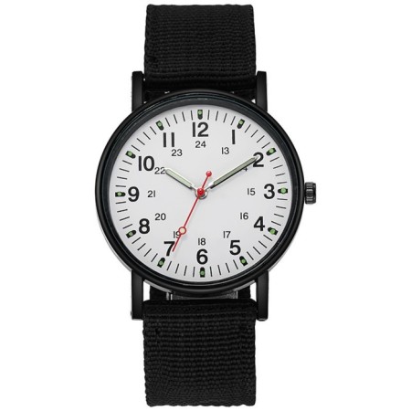 Men's watches, luminous divisions, black