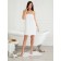 Pareo female for the sauna, size XL-3XL, white color