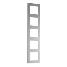 Frame Legrand Inspiria, 5 post, aluminum