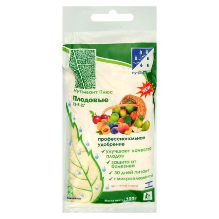 Fertilizer Nutrown Plus fruit 12-5-27, 100 g