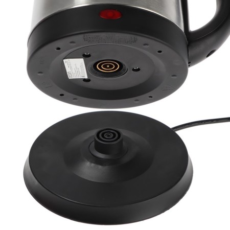 Electric kettle ECON ECO-1873 KE, 1,500 watts, stainless steel, 1.8 l, black-silver-6
