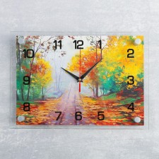 Carty clock is wall-mounted, series: nature, 