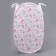 Basket for storing toys "Magic", 57 x 34 x 34 cm, white, pink
