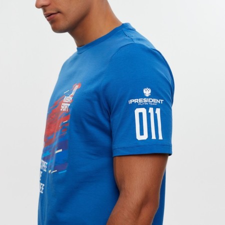 President T -shirt is faster. Fore. Sitter, size L, Blue color-4