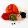 New Year's set to create a toy made of wool "New Year! Corgi in a hat "