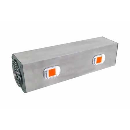 Lamp for growing 100W with a base E27, with active cooling of the LEDs of "Donobol"