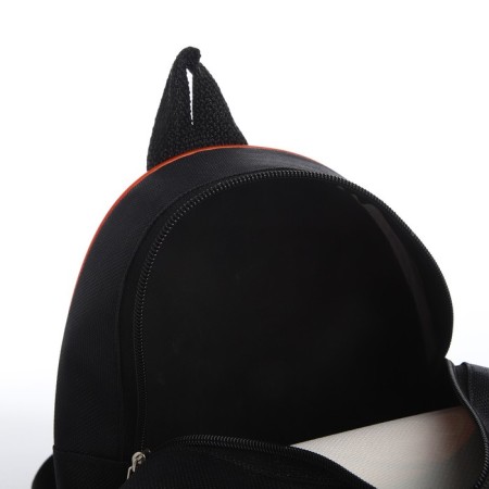 Baby backpack for the boy "Basketball", 23x20.5 cm, lightning department, black color-4