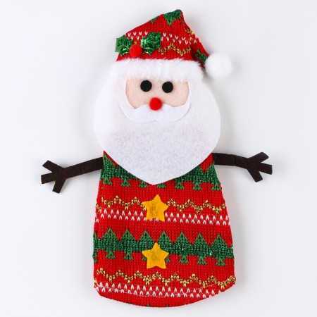 Clothing for a bottle "Santa Claus"-3