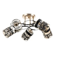 Rhine chandelier 5he27 40w Black 60x60x27 cm Bayerlux