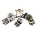 Rhine chandelier 5he27 40w Black 60x60x27 cm Bayerlux