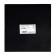Gift package, craft, with a window, "black", 15 x 15 x 15 cm