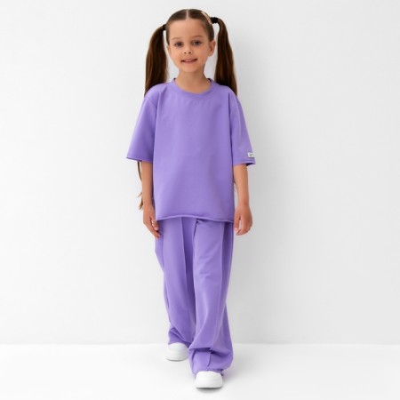 Children's T -shirt KAFTAN, p. 32 (110 - 116 cm), lilac-1