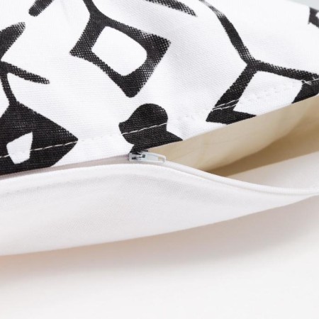 Decorative pillowcase 40x40 cm, Ethnos Black, 100% cotton-2