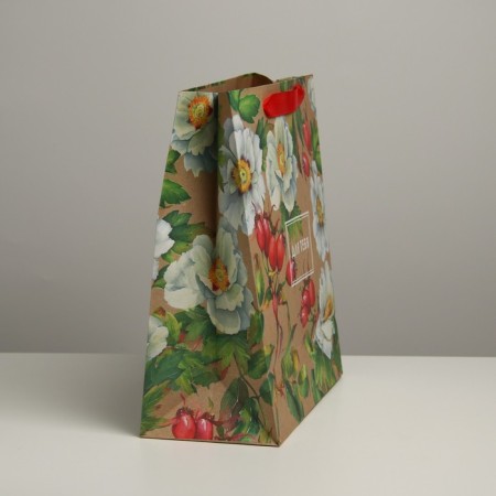 Square gift package package, packaging, “For You”, 30 x 30 x 12 cm-2