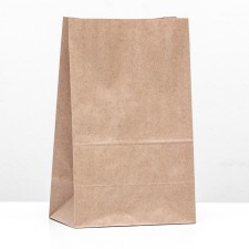 Paper package, packing, craft, rectangular bottom, 18 x 12 x 29 cm