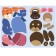 Stickers with riddles. Gather in parts. In the jungle