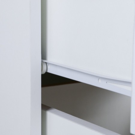 Tumbling bedside Seville MDF, white/white glossy-2
