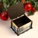 Middle New Year's "Bullfinch" casket, mix, 14x11.7x7.5 cm