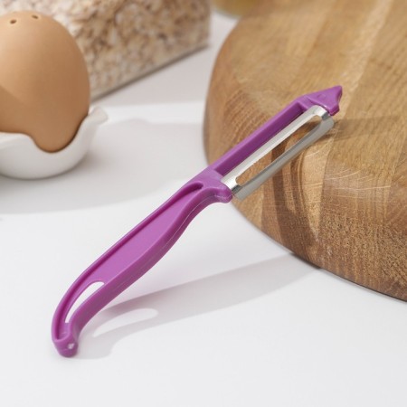 Veil vegetable cleaning "Wave", 14 cm, purple color