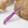 Veil vegetable cleaning "Wave", 14 cm, purple color