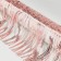 Braid with sequins "fringe", d = 3 mm, 10 cm, 4.5 ± 0.5 m, pink color