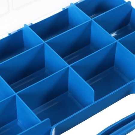 Box for fishing trifles K-14, plastic, 23.5 x 16 x 4.5 cm, blue-2