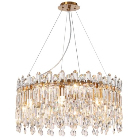 Suspended chandelier Stilform Legacy 8xe14 40w, size 60x60x50-100 cm, bronze color-2