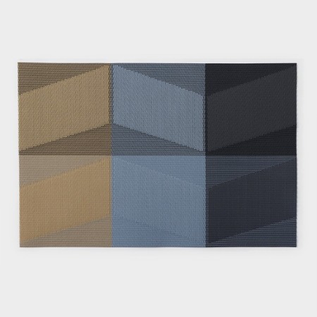 Serving napkin on the table "Powder", 45.5 × 30 cm, color-blue color