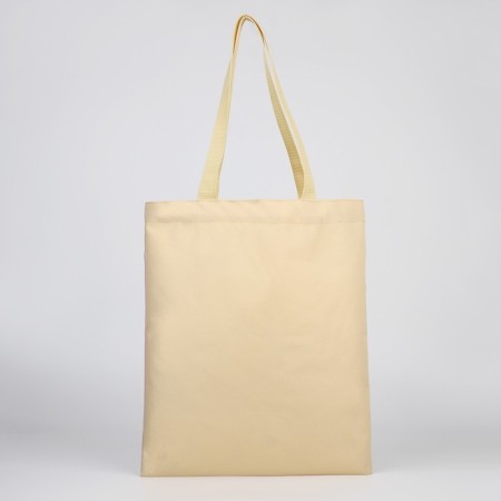 Bag Schoper "Flowers" 35x0.5x40 cm, Department without lightning, without lining, beige-5
