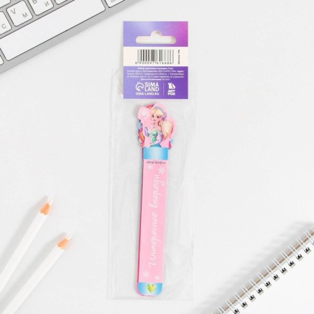 New Year. Bookmarks for books Figure cardboard “For the most beautiful princess” 5 pcs.-1