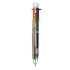 Ballic handle, automatic, 6-colored, transparent body