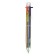 Ballic handle, automatic, 6-colored, transparent body