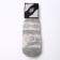 Women's woolen mittens "deer with a snowflake", the color is light gray/white, size 20-22
