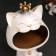 Steel stand - candy "cat" 26x17cm