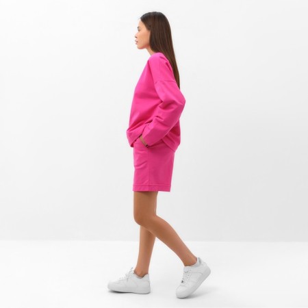 Women's costume (sweatshirt and shorts) Mist, p. 40-42, pink-2