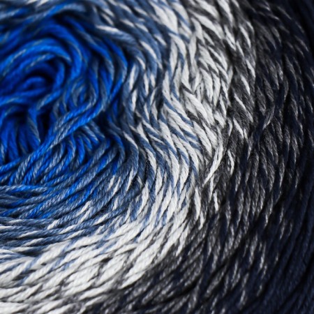 Yarn "Flowers" 55% cotton, 45% polyacryl 1000m/250g (275 multi -colored)-2