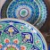 Largan Rishtan ceramics "Patterns", 31 cm, blue
