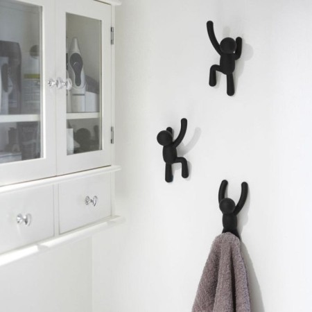 Buddy crush hangers, 3 pcs, black-2