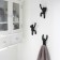 Buddy crush hangers, 3 pcs, black