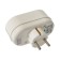 Double Electric Rexant, 16 A, with grounding, White, 11-1075